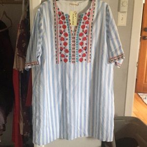 Southern Stitch striped dress